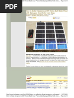 DIY Solar Panels HOW TO