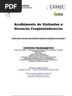 Acolhimento de Visitantes e Novos Frequentadores WORD