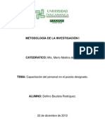 METODOLOGÍA DE LA INVESTIGACIÓN I