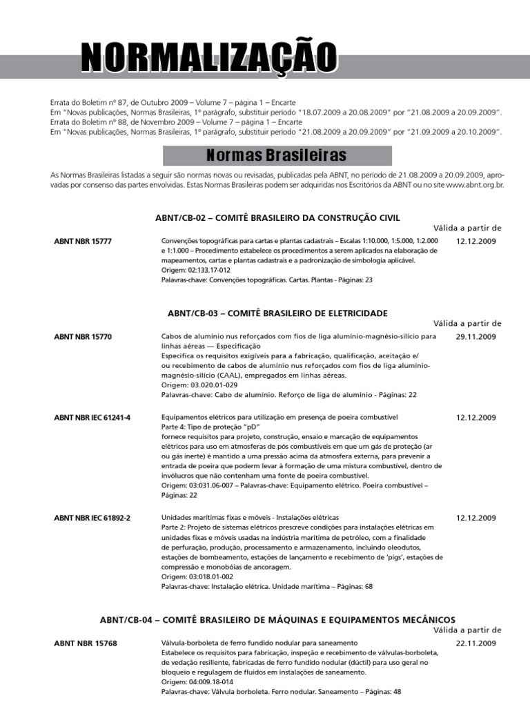 Normas ABNT sobre Umidade e Solo | PDF | Segurança da informação ...