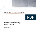 Portal Community User Guide Fall 2008 Release Helpstream Software
