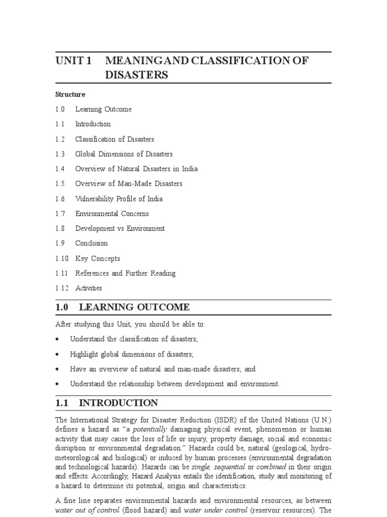 literature review on disaster management pdf