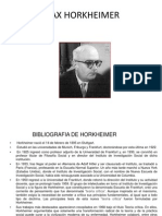 Trabajo Elvira - Max Horkheimer