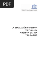 UNESCO - Educación Superior Virtual en A.L.C PDF