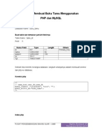 Latihan Membuat Buku Tamu Menggunakan PHP Dan Mysql: Bikin Databasenya