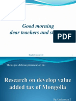 Research On Develop Value Added Tax of Mongolia (Recovered)