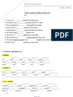 Comparative and Superlative 02 Complete The Sentences:: 1. Write The Superlatives Of: 1 Syllable