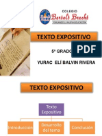 TEXTO EXPOSITIVO