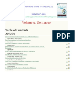 International Journal of Computer (IJC) (ISSN 2307-4523) Volume 3 No1 2010