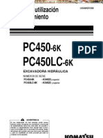 Manual Utilizacion Mantenimiento Excavadora Pc450lc 6k Komatsu