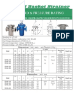 AVS Basket Strainer Specifications