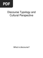 Discourse Typology