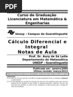 Apostila Completa de Cálculo Diferencial e Integral I
