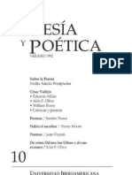 Poesía y Poética, 10 (Revista Completa)