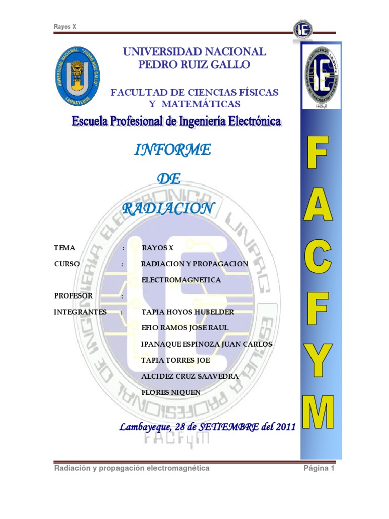 Informe de Rayos x | Rayo X | Electrón | Prueba gratuita de 30 días