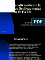 Consideratii Medic Caz Scolioza Tratat Bowen