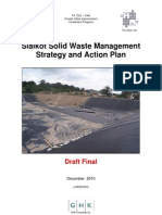 Sialkot Solid Waste Management Strategy and Action Plan
