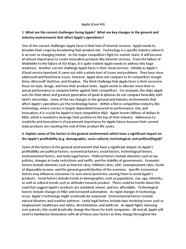 Challenges apple faces today image