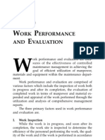 ORK Erformance AND Valuation: Work Performance and Evaluation 81