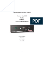 Operating and Assembly Manual Control Panel 212 For The Künzel Wood Gasification Boiler