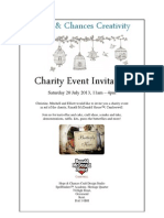 Charity Event Invitation