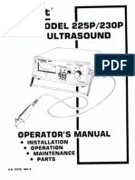 Intelect 225P/23OP Ultrasound Manual