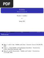 Caballero on Bubbles