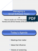 6.170-Lec21-Managing a Small Software Team