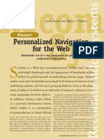 Personalized Navigation for the Web