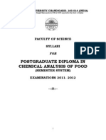 Chemical Analysis of Food