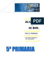 Algebra III Bim 5to