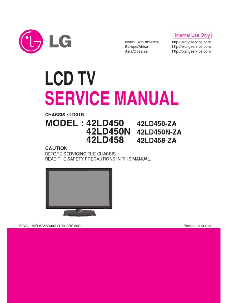 lg 42ld450 42ld450n 42ld458 lcd tv service manual.pdf Printed Circuit Board Soldering