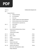 HSEB Chemistry Syllabus