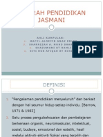 Sejarah Pendidikan Jasmani