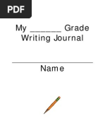 Writing Journal