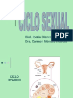Ciclo ovárico y control hormonal