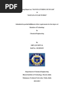 Download Training Report on Manufacturing of Sugar by Shivam Mittal SN152200100 doc pdf