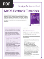 Download MYOB Electronic Timeclock by rjmv busisolutions SN15220147 doc pdf