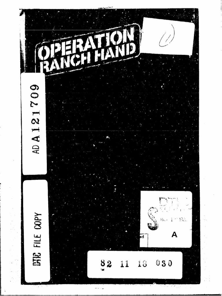 Operation Ranch Hand: Herbicides in Vietnam | PDF | Vietnam War | Agent ...
