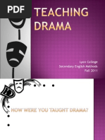 Week 8 Teaching Drama