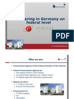 Etendering in Germany On Federal Level: 26. Juni 2012