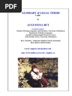 Dictionar Englez-Roman Legal Glossary