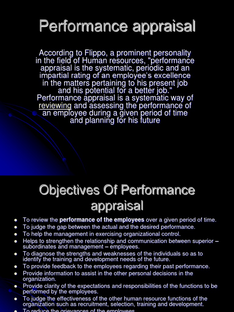Understanding Performance Appraisal Methods | PDF | Career & Growth ...