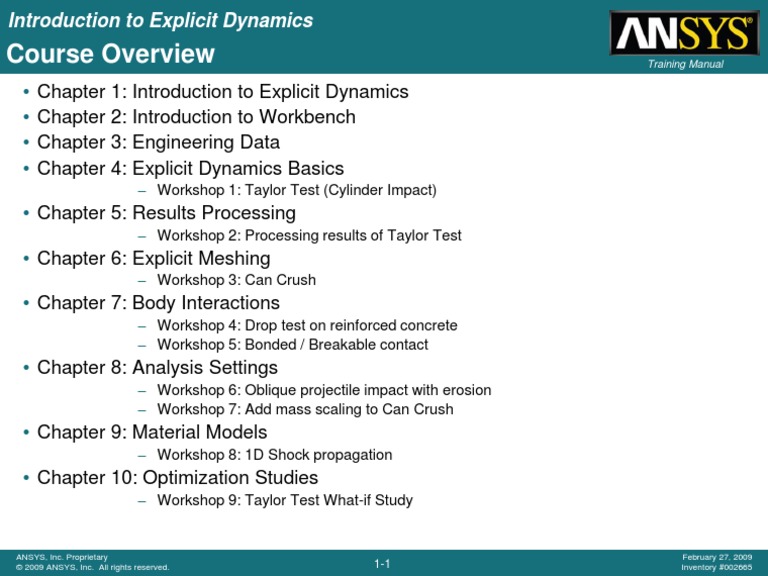 Explicit Dynamics Chapters | PDF | Engineering | Computing And ...
