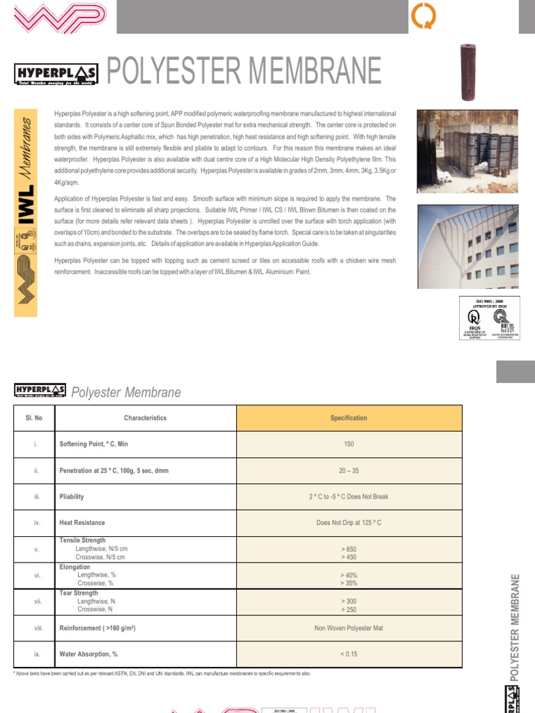 Hyperplas Polyester | PDF | Polyester | Roof