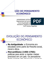 Evolução do pensamento econômico desde a Antiguidade