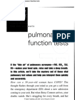 Interpreting the Ins and Outs of Pulmonary Function Tests