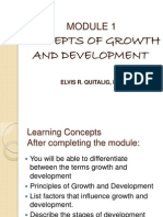 Module 1 Concept of Growth and Development