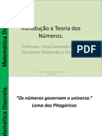 Introdução A Teoria Dos Números.