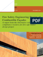Fire Safety Engineering Design of Combustible Facades - Issue 1